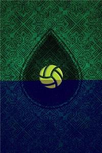 Monogram Volleyball Notebook