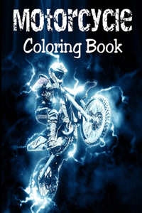 Motorcycle Coloring Book