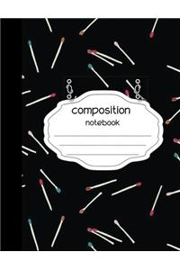 Composition Notebook: Design No.49 Style: (School Notebooks) Composition Notebook