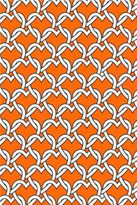 Journal Notebook Chained Hearts Pattern 8