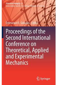 Proceedings of the Second International Conference on Theoretical, Applied and Experimental Mechanics