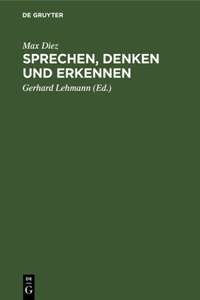 Sprechen, Denken Und Erkennen