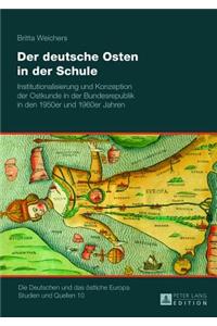 Der Deutsche Osten in Der Schule