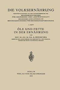 Öle und Fette in der Ernährung