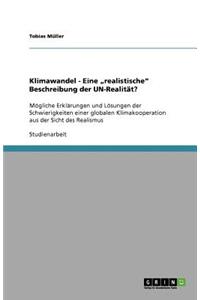 Klimawandel - Eine 