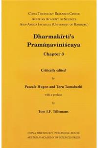 Dharmakirti's Pramanaviniscaya Chapter 3