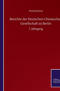Berichte der Deutschen Chemischen Gesellschaft zu Berlin