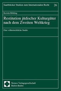 Restitution Judischer Kulturguter Nach Dem Zweiten Weltkrieg