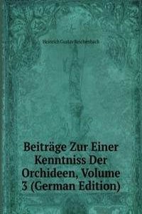 Beitrage Zur Einer Kenntniss Der Orchideen, Volume 3 (German Edition)