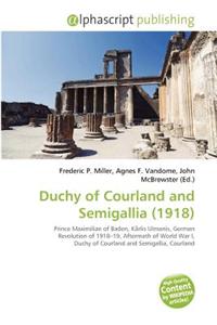 Duchy of Courland and Semigallia (1918)