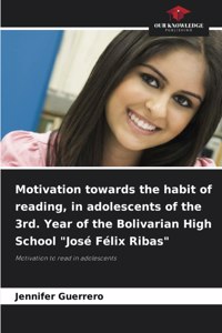 Motivation towards the habit of reading, in adolescents of the 3rd. Year of the Bolivarian High School "José Félix Ribas"