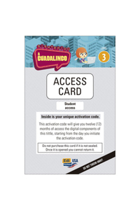 Guadalingo Level 3 Student 1 Year Access Code