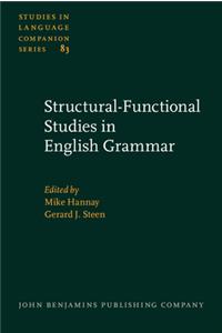 Structural-Functional Studies in English Grammar