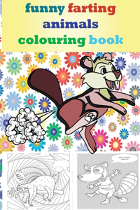 funny farting animals coloring book