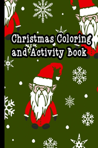 Christmas coloring and activity book