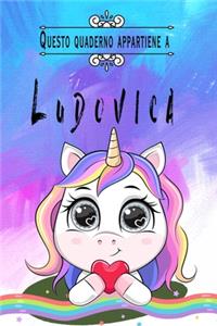 Questo quaderno appartiene a Ludovica