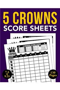 5 Crowns Score Sheets