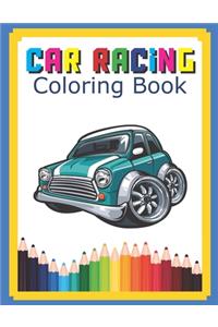 Car Racing Coloring Book