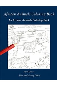 African Animals Coloring Book