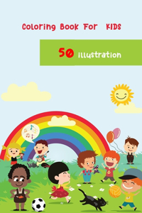 Coloring Book For KIDS 50 illustration