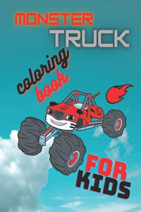 Monster Truck Coloring Book For Kids