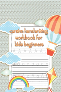 cursive handwriting workbook for kids beginners
