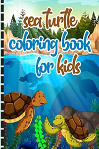 Sea Turtle Coloring book for kids