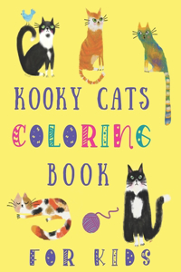 Kooky Cats Coloring Book For Kids