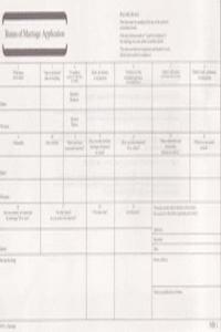 Banns of Marriage Application MB 1