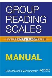 Group Reading Scales Specimen Set