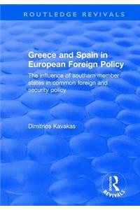 Greece and Spain in European Foreign Policy