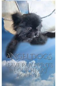 Angel Dog in heaven Writing drawing Journal