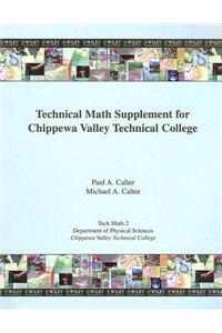 Technical Math Supplement for Chippewa Valley Technical College