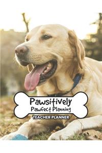 Teacher Planner Pawsitively Pawfect Planning