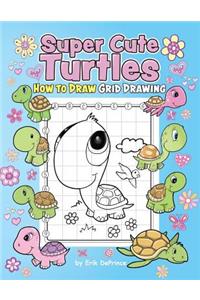 Super Cute Turtles How to Draw Grid Drawing
