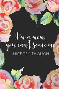 I'm a Mom You Can't Scare Me Nice Try Though
