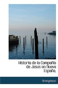 Historia de la Compañía de Jesus en Nueva España,