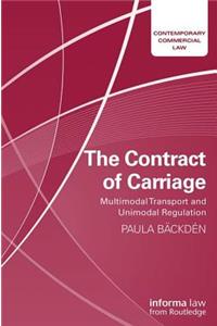 The Contract of Carriage