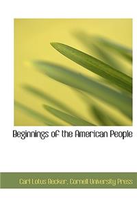 Beginnings of the American People