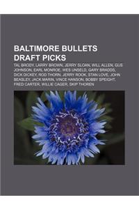Baltimore Bullets Draft Picks
