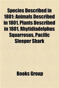 Species Described in 1801