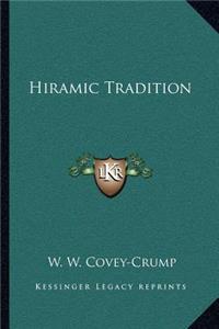 Hiramic Tradition