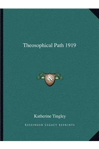 Theosophical Path 1919