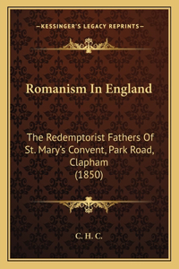 Romanism in England