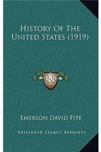 History Of The United States (1919)