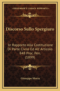 Discorso Sullo Spergiuro
