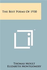 The Best Poems of 1930