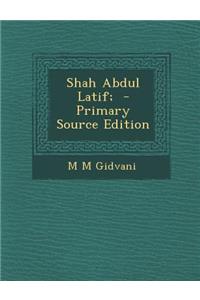 Shah Abdul Latif;