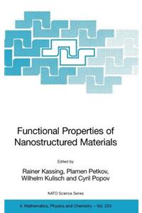 Functional Properties of Nanostructured Materials