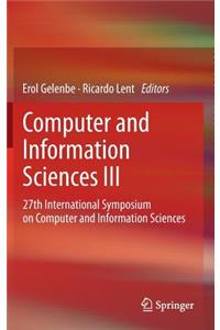 Computer and Information Sciences III